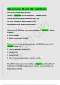 SBB Genetic, Rh and RBC membrane