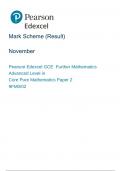 Mark Scheme (Result) November 2022 Pearson Edexcel GCE Further Mathematics Advanced Level in Further Mathematics Paper 1 9FM0/02