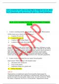 ATI COMMUNITY HEALTH PROCTORED EXAM 2023 NGN Questions with Answers (60 Q&A) (Detail Solutions).