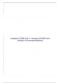 (complete LETRS Unit 1 - Sessions) LETRS Unit 1 Sessions 1-8 Assessment/Quizzes.