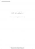 BIOD 151 Lab Exam 2 Questions and Answers