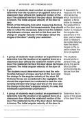 AP Physics 1 Unit 7 Progress Check A (Latest spring 23)