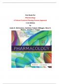 Test Bank For Pharmacology A Patient-Centered Nursing Process Approach 11th Edition by Linda E. McCuistion, Kathleen Vuljoin DiMaggio, Mary B. Winton, Jennifer J. Yeager | Chapter 1 – 58, Latest Edition|