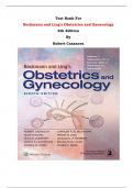 Test Bank For Beckmann and Ling's Obstetrics and Gynecology  8th Edition By Robert Casanova  | Chapter 1 – 50, Latest Edition|