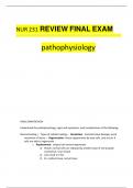 NUR 231 REVIEW FINAL EXAM