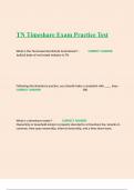 TN Timeshare Exam Practice Test