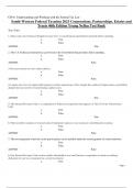 Complete Test Bank V South-Western Federal Taxation 2023 Corporations, Partnerships, Estates and Trusts 46th Edition Young Nellen Questions & Answers with rationales (Chapter 1-20)