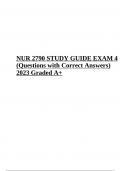 NUR 2790 PN3 Exam Practice Questions with Answers | N3 Exam 2 Test Questions with Answers & NUR 2790 STUDY GUIDE EXAM 4 (Questions with Correct Answers) 2024-2025 (Graded A+)