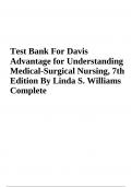 Davis Advantage for Medical-Surgical Nursing: Making Connections to Practice 2 nd Edition Hoffman Sullivan Test Bank | Test Bank For Davis Advantage for Understanding Medical-Surgical Nursing, 7th Edition By Linda S. & Test Bank For Davis Advantage for To