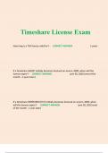 Tennessee Timeshare License Exam