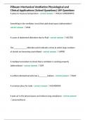 Clinical application of mechanical ventilation Exam  Update 2023/2024