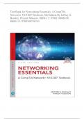 Test Bank for Networking Essentials A CompTIA