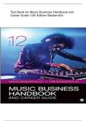 Test Bank for Music Business Handbook and Career Guide 12th Edition Baskerville