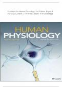 Test Bank for Human Physiology, 2nd Edition,