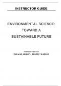 Environmental Science Toward a Sustainable Future 13th Edition By Richard  Wright, Dorothy  Boorse (Instructor Manual)