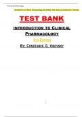 Introduction to Clinical Pharmacology, 9th Edition Test Bank by Constance G. Visovsky