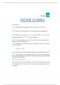 Vector Algebra - Mathematics