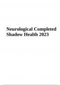 Neurological Shadow Health Completed