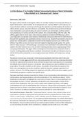 Essay for Crime, Power and Justice (SOC2063) 