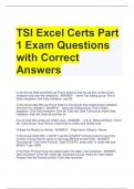 Bundle For TSI Exam Questions and Answers All Correct