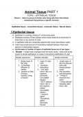 ANIMAL TISSUE PART 1 ( EPITHELIUM TISSUE)