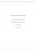 NRNP 6665: PMHNP Across Lifespan II Practicum Dr. Fletcher Mihaela: Week (4): Comprehensive Psychiatric Evaluation