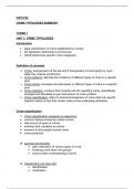 CMY3702 CRIME TYPLOGIES SUMMARY FOR EXAM