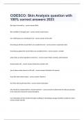 CIDESCO: Skin Analysis question with 100% correct answers 2023