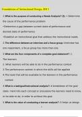 WGU IDC1 Foundations of Instructional Design 2023 - 2024 (Questions and Answers )(Verified)