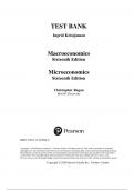 Test Bank for Microeconomics 16th Canadian Edition by Christopher T.S. Ragan