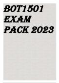 BOT1501 EXAM PACK 2023