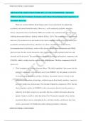 NRNP 6635 WK 2 DISCUSSION WITH 100% ACCURATE RESPONSE : 2022/2023. SPRING QTR. The Psychiatric Evaluation and Evidence-Based Rating Scale Components of Psychiatric Interview