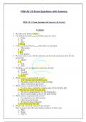 HESI A2 V2 Exam Questions with Answers |A Graded