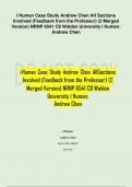 i Human Case Study Andrew Chen All Sections Involved (Feedback from the Professor) (2 Merged Version) NRNP 6541 C8 Walden University i Human: Andrew Chen