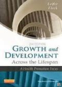 Test Bank – Growth and Development Across the Lifespan 2nd Edition (Leifer, 2012)