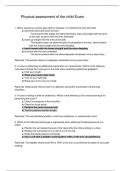 NR328 Pediatric Nursing - ATI Skills Module - Physical Assessment of the Child Exam