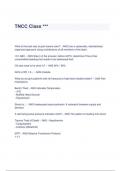 TNCC Class *** Questions & Answers 2023 ( A+ GRADED 100% VERIFIED) 