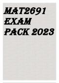 MAT2691 EXAM PACK 2023