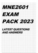 MNE2601 EXAM PACK 2023