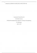 NURS 6630-Psychopharmacologic Approaches to Treatment of Psychopathology:  ASSESSING AND TREATING CLIENTS WITH PAIN