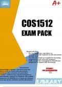 COS1512 Exam Pack 2023