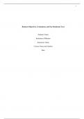 Business Objectives, Evaluations, and Pay-Braintrust Toys : Explain how companies link compensation and evaluation to organizational objectives.  GEL-1.02: Demonstrate college-level communication through the composition of original materials in Standard E