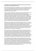 22/25 Essay Response:  'The USA was more responsible than the USSR for the crisis over Cuba in the years 1961 to 1962.' Assess the validity of this view.