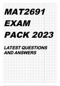 MAT2691 EXAM PACK 2023