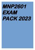 MNP2601 EXAM PACK 2023