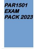 PAR1501 EXAM PACK 2023