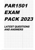 PAR1501 EXAM PACK 2023