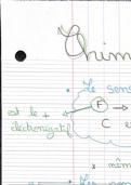 Resume -  Chimie générale et organique 