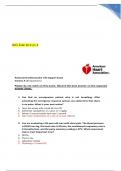 ACLS EXAM VERSION A 50 QUESTIONS WITH 100% VERIFIED ANSWERS 2023-2024/ A+ GRADE/ACTUAL EXAM