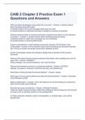 CAIB 2 Chapter 2 Practice Exam 1 Questions and Answers